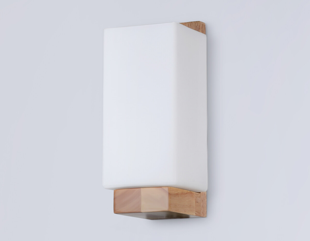 TR83122 LW/FR светлое дерево/белый матовый E27 max 40W 250*125*100 — изображение 3