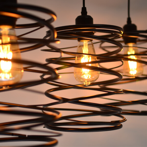 TR8403/3 BK черный E27/3 max 60W 720*180*1000