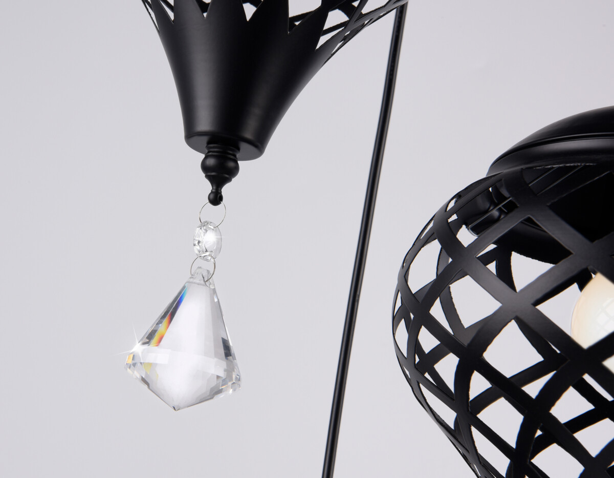 TR8444/3 BK черный E27/3 max 40W D350*800 — изображение 1