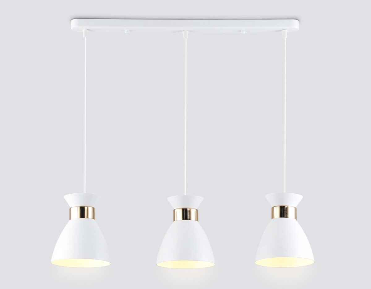 TR8466/3 WH/FGD белый/золото E27/3 max 60W 550*135*1000 — изображение 1