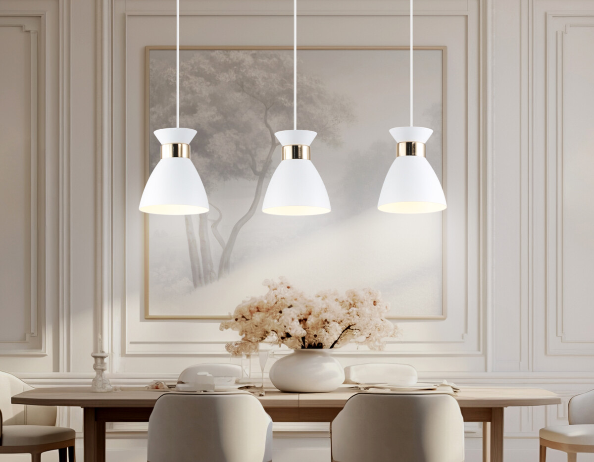 TR8466/3 WH/FGD белый/золото E27/3 max 60W 550*135*1000 — изображение 4