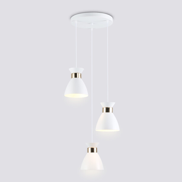 TR8467/3 WH/FGD белый/золото E27/3 max 60W D340*1000