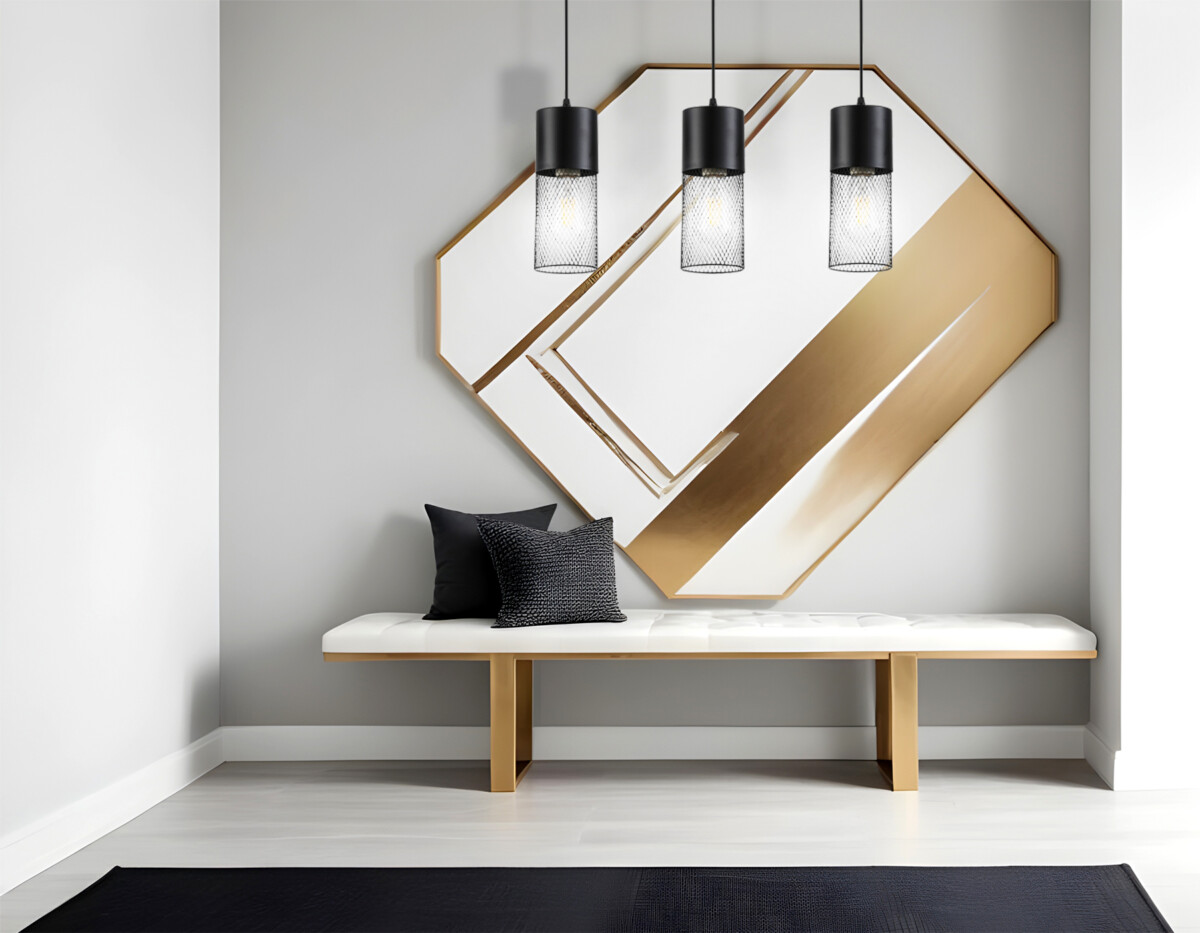 TR8501/3 BK черный E27/3 max 60W 550*100*1000 — изображение 4