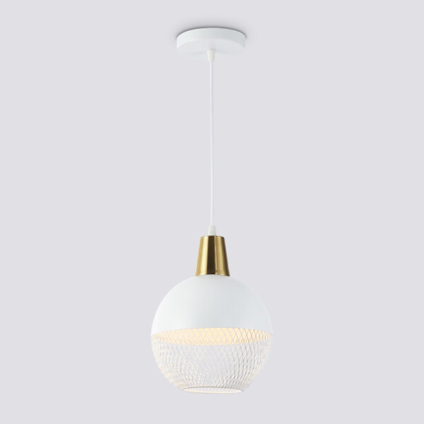 TR8502 WH/CP белый/медь E27 max 60W D200*1000