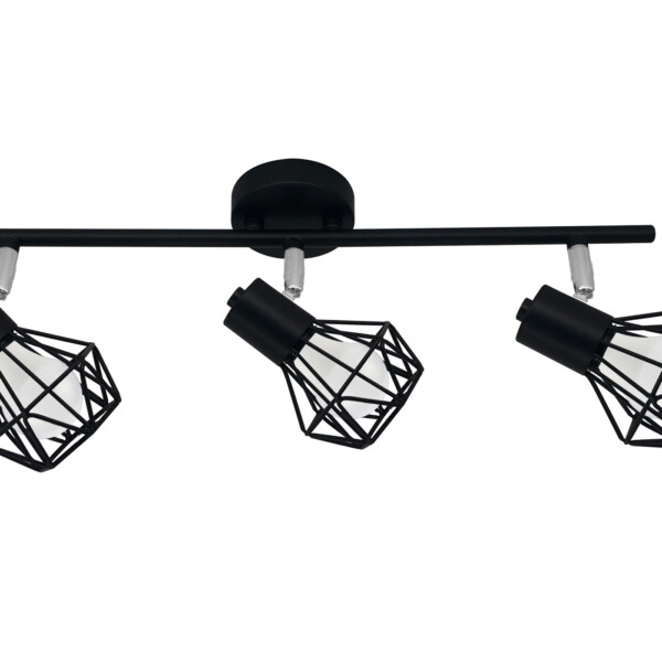 TR8622/3 BK/CH черный/хром E27*3 max 40W 460*91*175