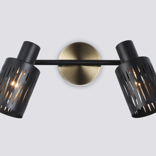 TR8668/2 BK/SB чёрный/бронза E14/2 max 60W 360*100*190