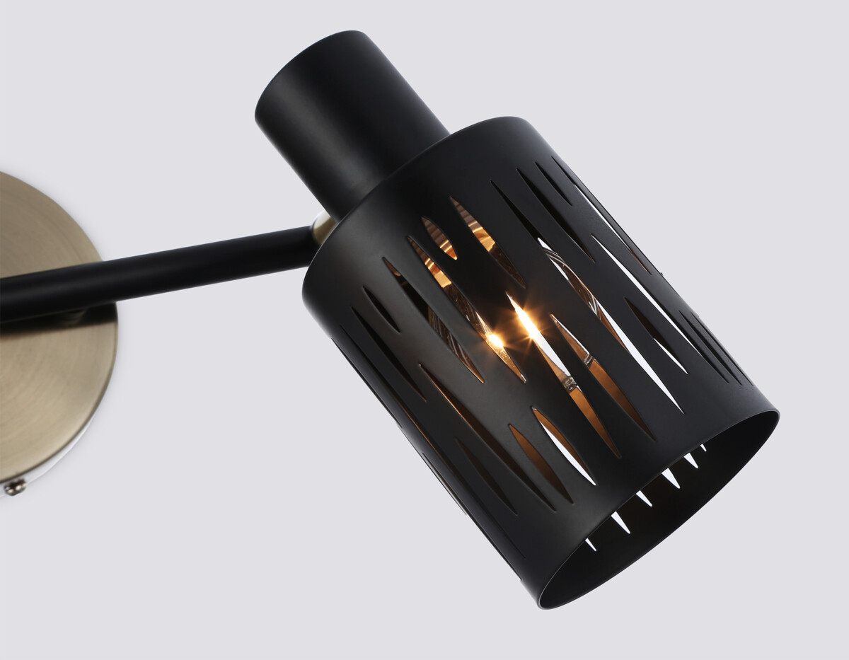 TR8668/2 BK/SB чёрный/бронза E14/2 max 60W 360*100*190 — изображение 4