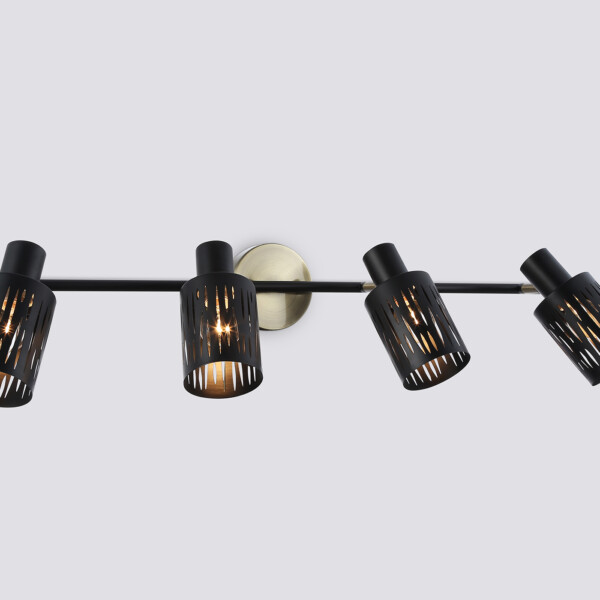 TR8670/4 BK/SB чёрный/бронза E14/4 max 60W 760*100*190