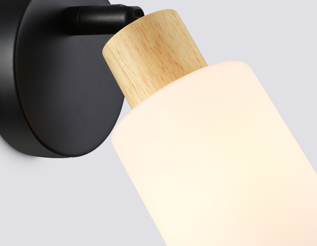 TR8720 BK/WD черный/дерево E14 max 60W 175*100*160 — изображение 3