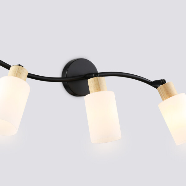 TR8722/3 BK/WD черный/дерево E14/3 max 60W 580*100*210