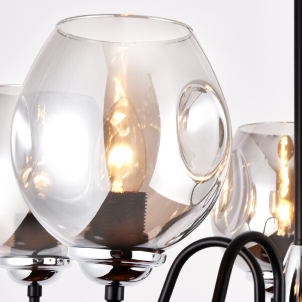 TR9058/5 BK/SM черный/дымчатый E27 max 40W D650*572