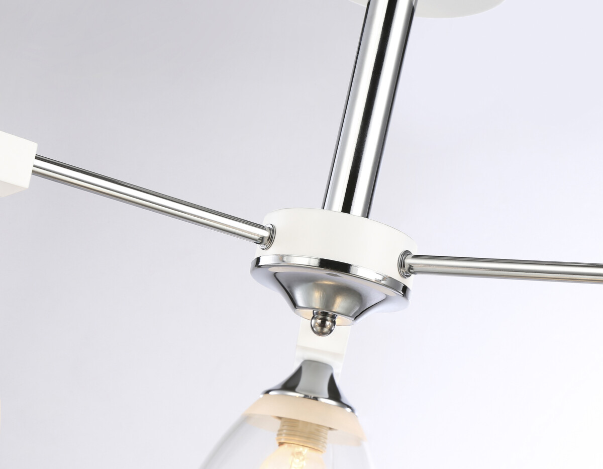 TR9091/3 WH/CH белый/хром E27*3 max 40W D570*270 — изображение 3