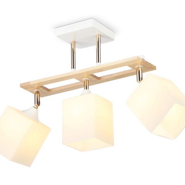 TR9505/3 WH/FGD/FR белый/золото/белый матовый E27/3 max 40W 620*100*290