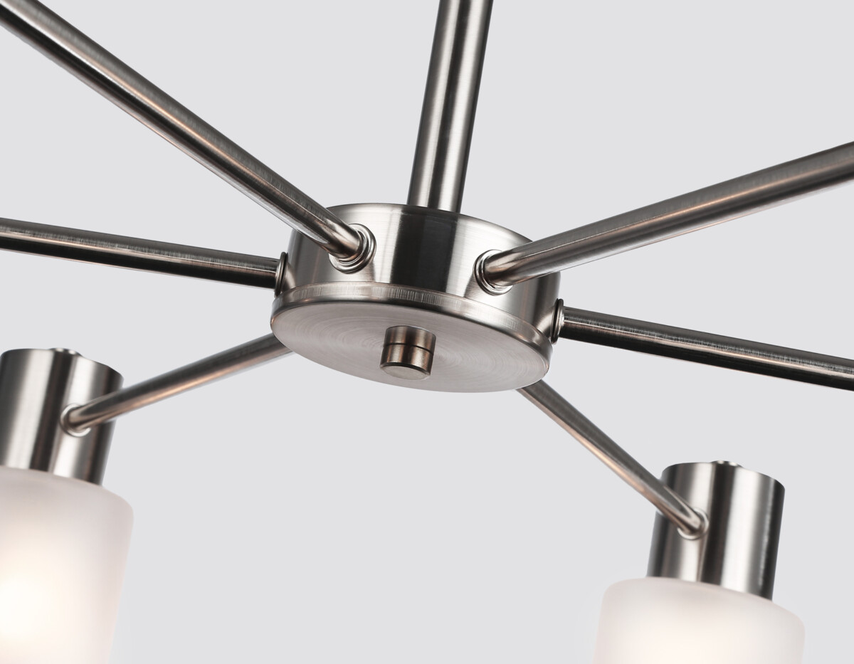 TR9572/6 SN сатин E14*6 max 40W 620*620*385 — изображение 1