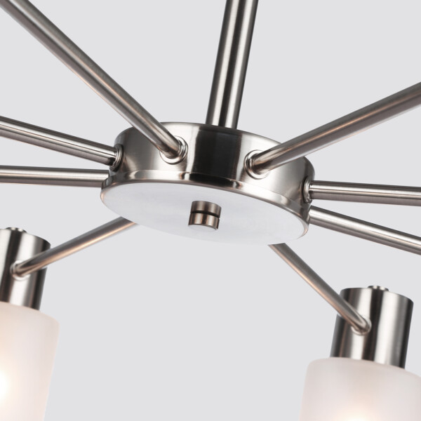 TR9575/8 SN сатин E14*8 max 40W 720*720*385