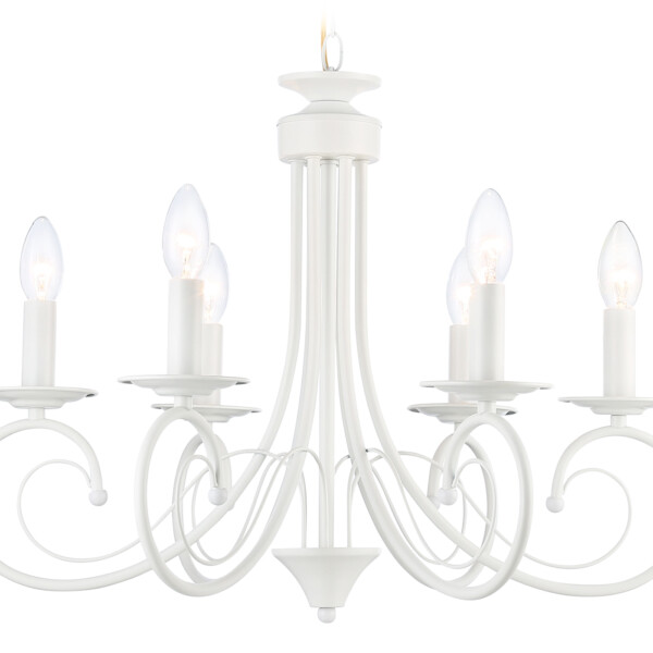 TR9611/6 WH белый E14/6 max 40W D560*650