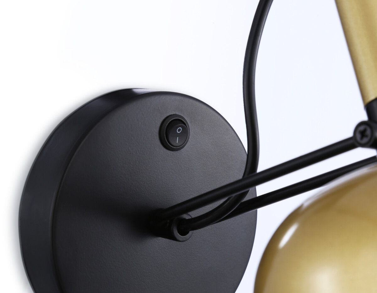 TR97102 GD/BK золото/черный E27 max 40W D130*223*273 — изображение 1