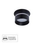 A2164PL-1BK Светильник потолочный встраиваемый IMAI для MR16 60x71мм черный IP20 монтаж Ø68мм