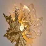 4371/6WL MIDCENT ODL23 433 золотое фольгирование/стекло Настенный светильник IP20 LED 6W 220Лм 3000K EVA — изображение 4