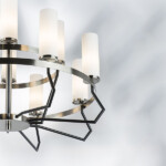 723125 Люстра FLUME 12х40W E14 ЧЕРНЫЙ МАТОВЫЙ/НИКЕЛЬ — изображение 10