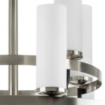 723125 Люстра FLUME 12х40W E14 ЧЕРНЫЙ МАТОВЫЙ/НИКЕЛЬ — изображение 5