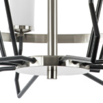 723125 Люстра FLUME 12х40W E14 ЧЕРНЫЙ МАТОВЫЙ/НИКЕЛЬ — изображение 7