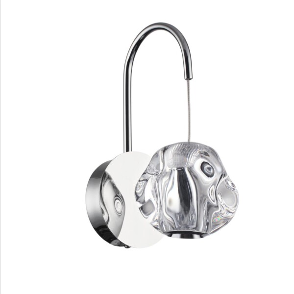 5084/5WL L-VISION ODL25 561 хром/прозрачный/металл/акрил Бра LED 5W 4000K 250Лм JEMSTONE