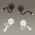 4254/3WL HIGHTECH ODL21 475 черн/металл Настен.светильник выкл на базе IP20 LED 3W 263Лм 3000K ODDS — изображение 2