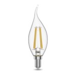 104801211 Лампа Gauss Filament Свеча на ветру 11W 830lm 4100К Е14 LED 1/10/50 — изображение 2