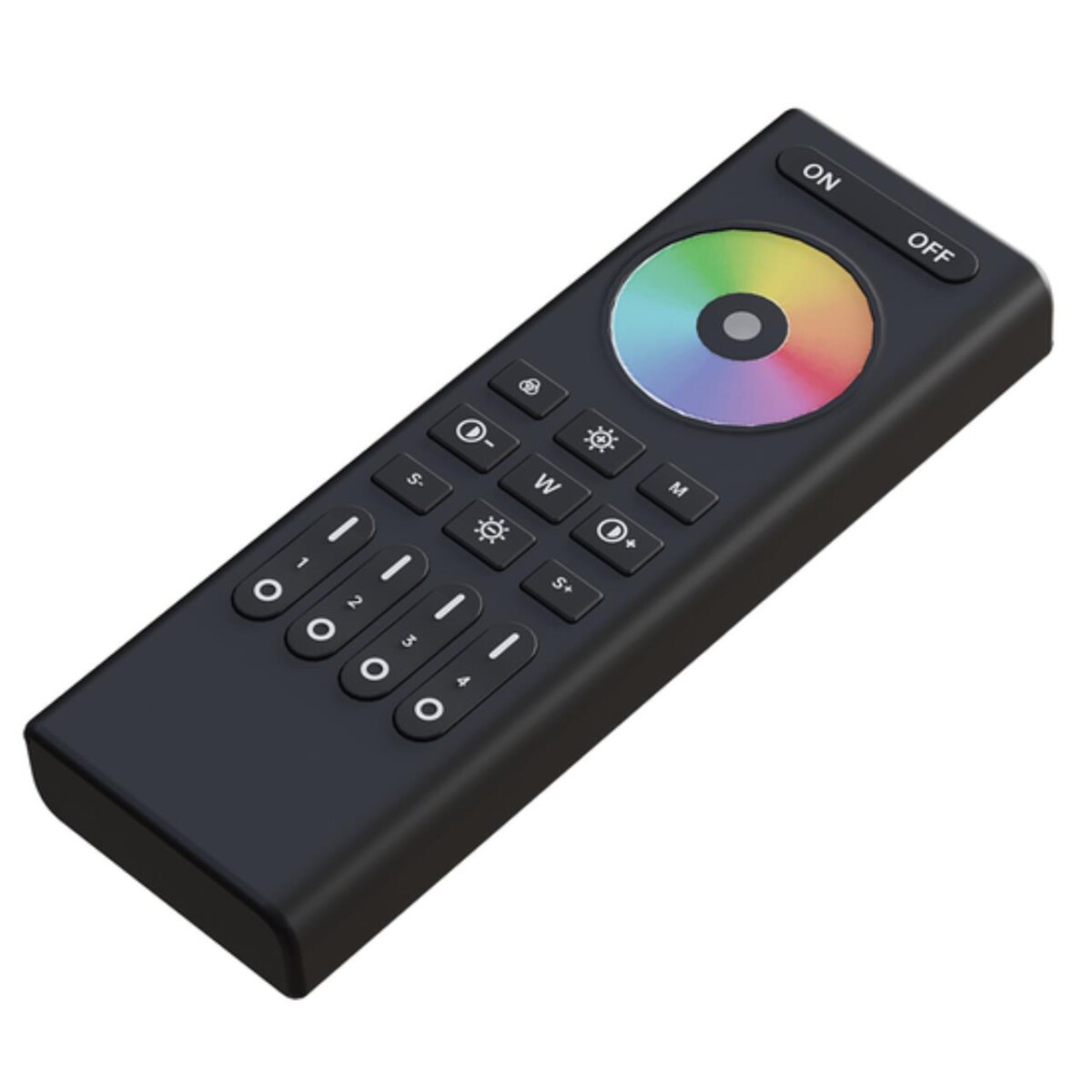 a8c872148da9f8a561b657c224841b5f A70RC-04CH-BK Пульт управления SMART для четырехканального контроллера 3В (2*AAA) 4 зоны управления макс 20м RF 2,4ГГц IP20 — изображение 1