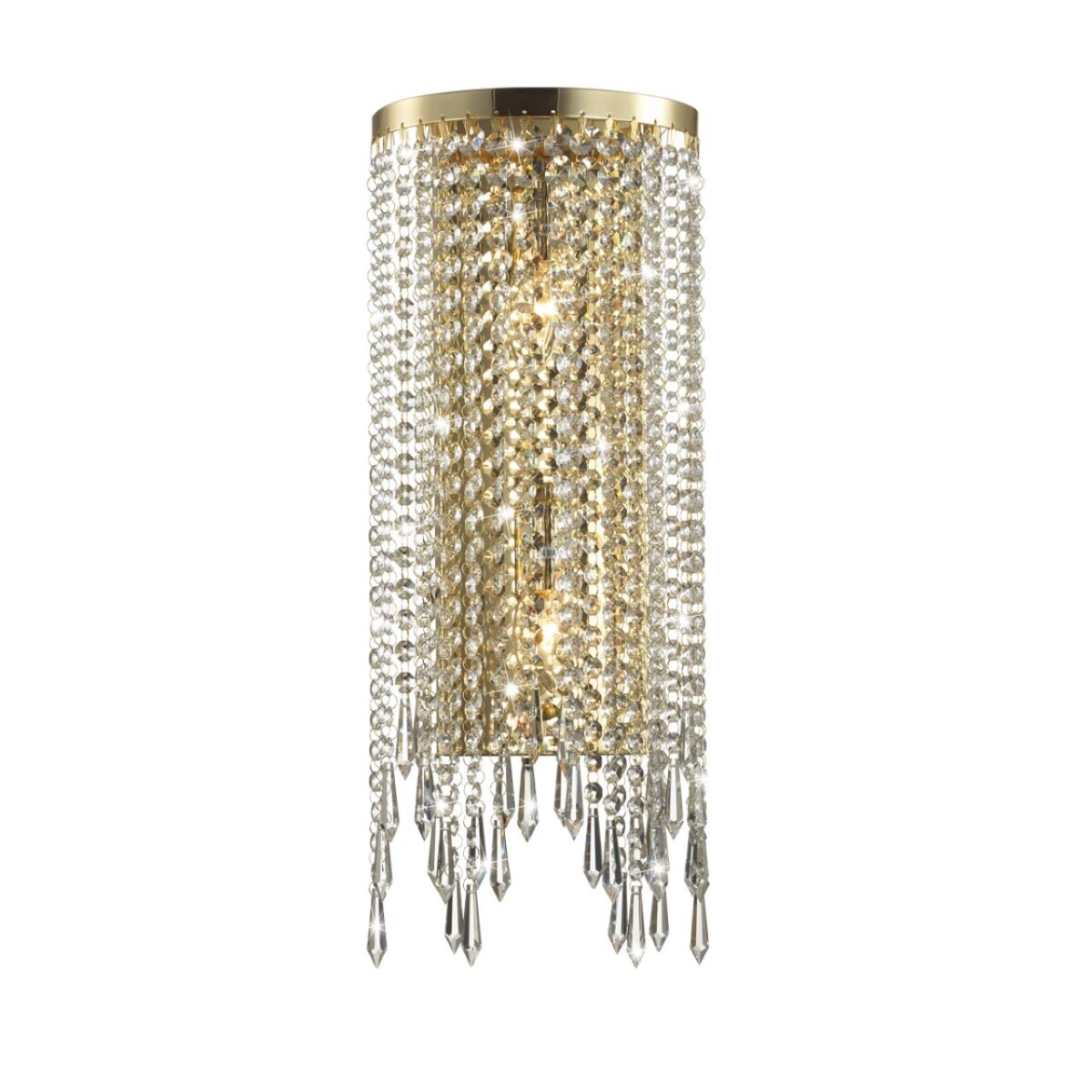 5028/2WA MODERN ODL23 621 золотой/прозрачный металл/хрусталь Бра E14 2*40W CHOKKA — изображение 2