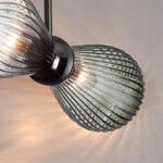 5417/2 MODERN ODL_EX23 000 черный хром/дымчатый/металл/стекло Подвес E14 2*40W ELICA — изображение 5