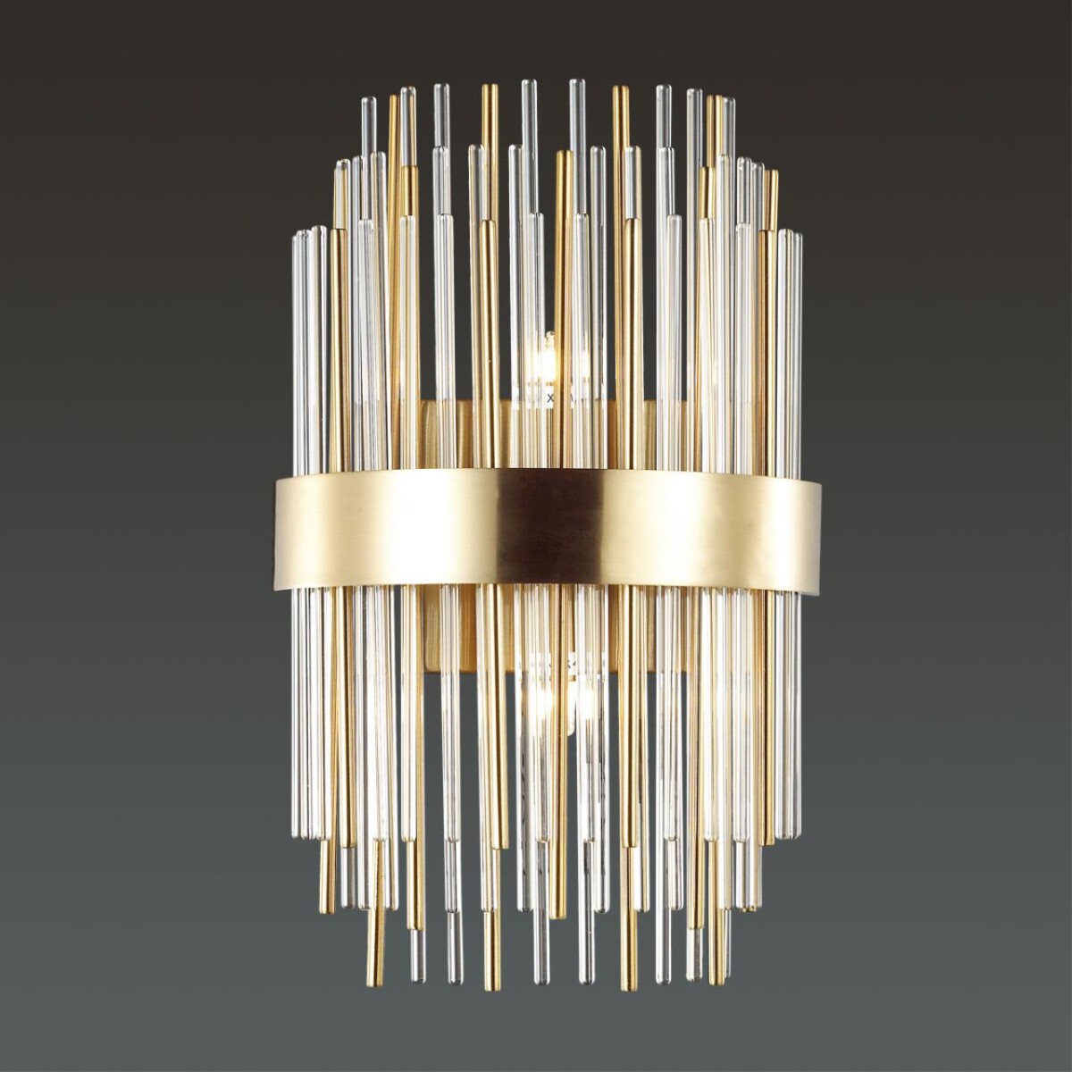 4639/2W HALL ODL20 645 золотой/металл/стекло Бра G9 2*40W 220V IDA — изображение 4