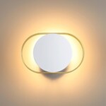 4246/7WW HIGHTECH ODL21 000 бел/золотист/металл Настенный светильник IP20 LED 7W 560Лм 3000K MONDY — изображение 4