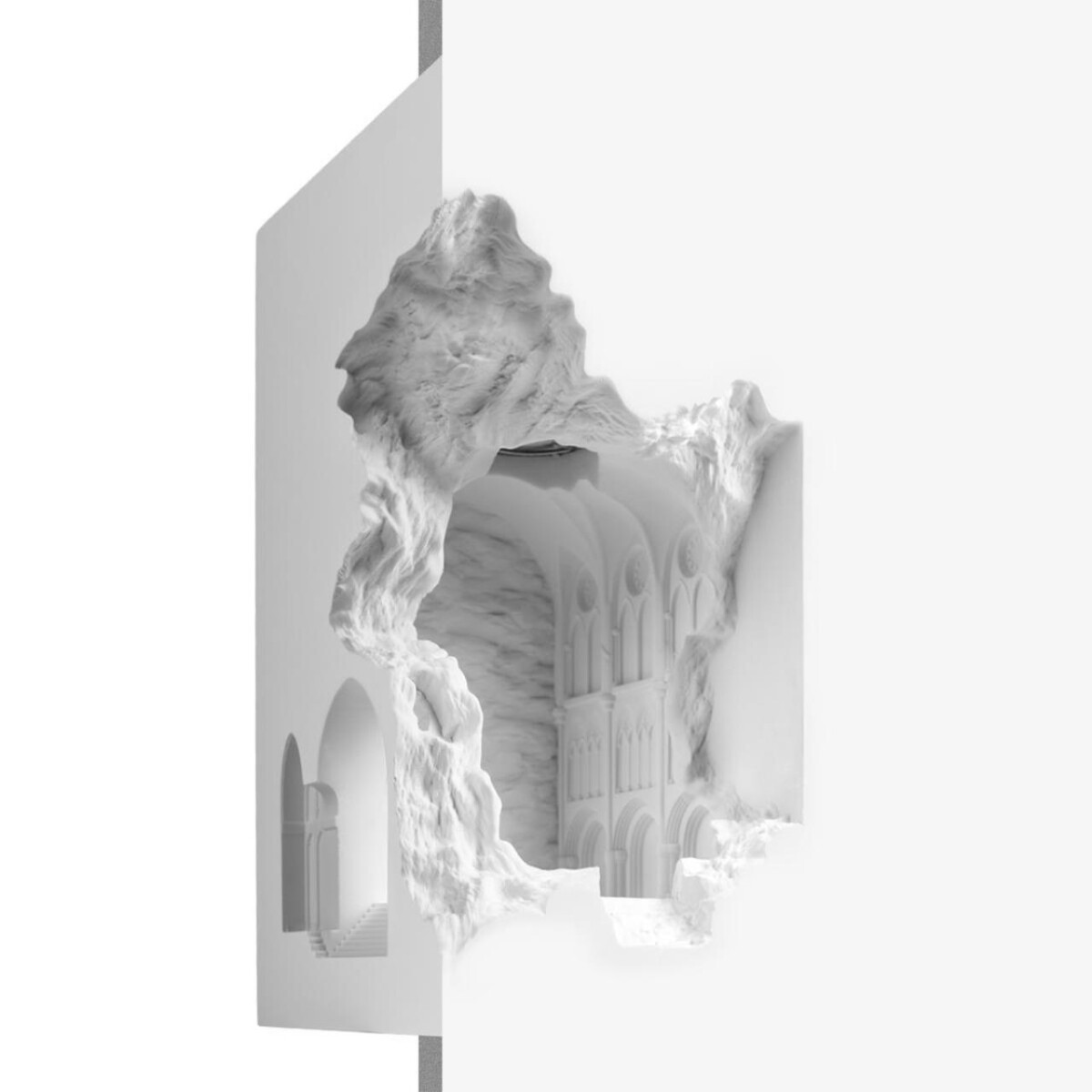 10355C Гипсовый встраиваемый светильник под покраску LOFT IT Antique — изображение 1