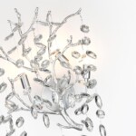 4970/3W HALL ODL24 615 матов.серебристый/алюмин./хрусталь Бра G9 3*40W DELICA — изображение 3