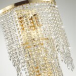 5028/3W MODERN ODL23 621 золотой/прозрачный металл/хрусталь Бра E14 3*40W CHOKKA — изображение 4