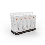 34116 Лампа Gauss Elementary Свеча на ветру 6W 420lm 3000K Е14 LED 1/10/50 — изображение 5