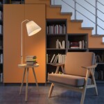 4667/1F HALL ODL20 541 светлое дерево/рогожка Торшер E27 1*60W 220V KALDA