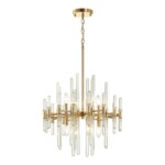 4988/8 HALL ODL22 641 золотой/стекло Люстра E14 8*40W STIKA — изображение 2