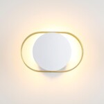 4246/7WW HIGHTECH ODL21 000 бел/золотист/металл Настенный светильник IP20 LED 7W 560Лм 3000K MONDY — изображение 3
