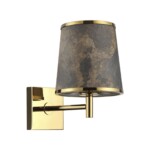 5064/1W MODERN ODL24 203 античн.бронза/серо-беж./металл/натур.камен."шпон" Бра E27 LED 1*5W BERGI — изображение 6