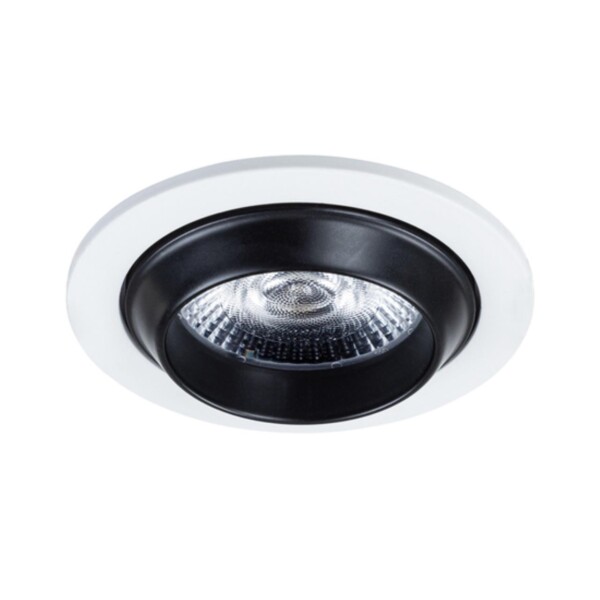 A3318PL-1WH Светильник потолочный встраиваемый светодиодный UVA Ø85x35мм IP20 монтаж Ø75мм 7Вт 950Лм 4000К 90+ 36°