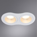 A2161PL-2WH Светильник потолочный встраиваемый ALKES для MR16 175x92x36мм белый IP20 монтаж 74x20мм — изображение 2