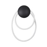 4398/20WL HIGHTECH ODL23 000 черный/металл/канат Настенный св-к IP20 LED 20W 3000K CORDA