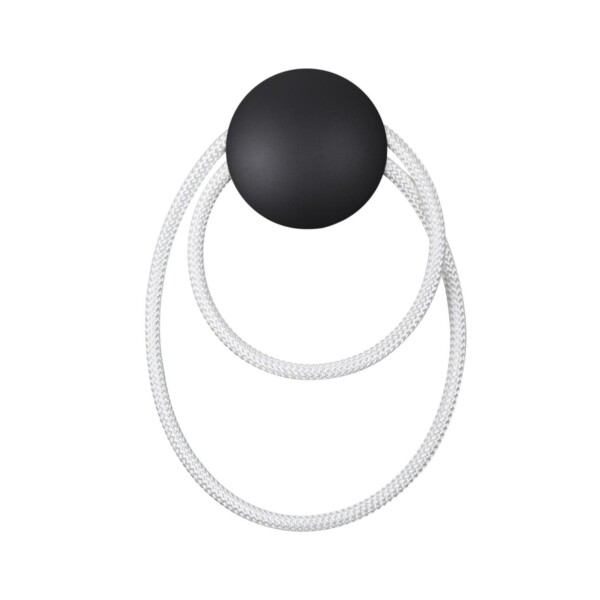 4398/20WL HIGHTECH ODL23 000 черный/металл/канат Настенный св-к IP20 LED 20W 3000K CORDA