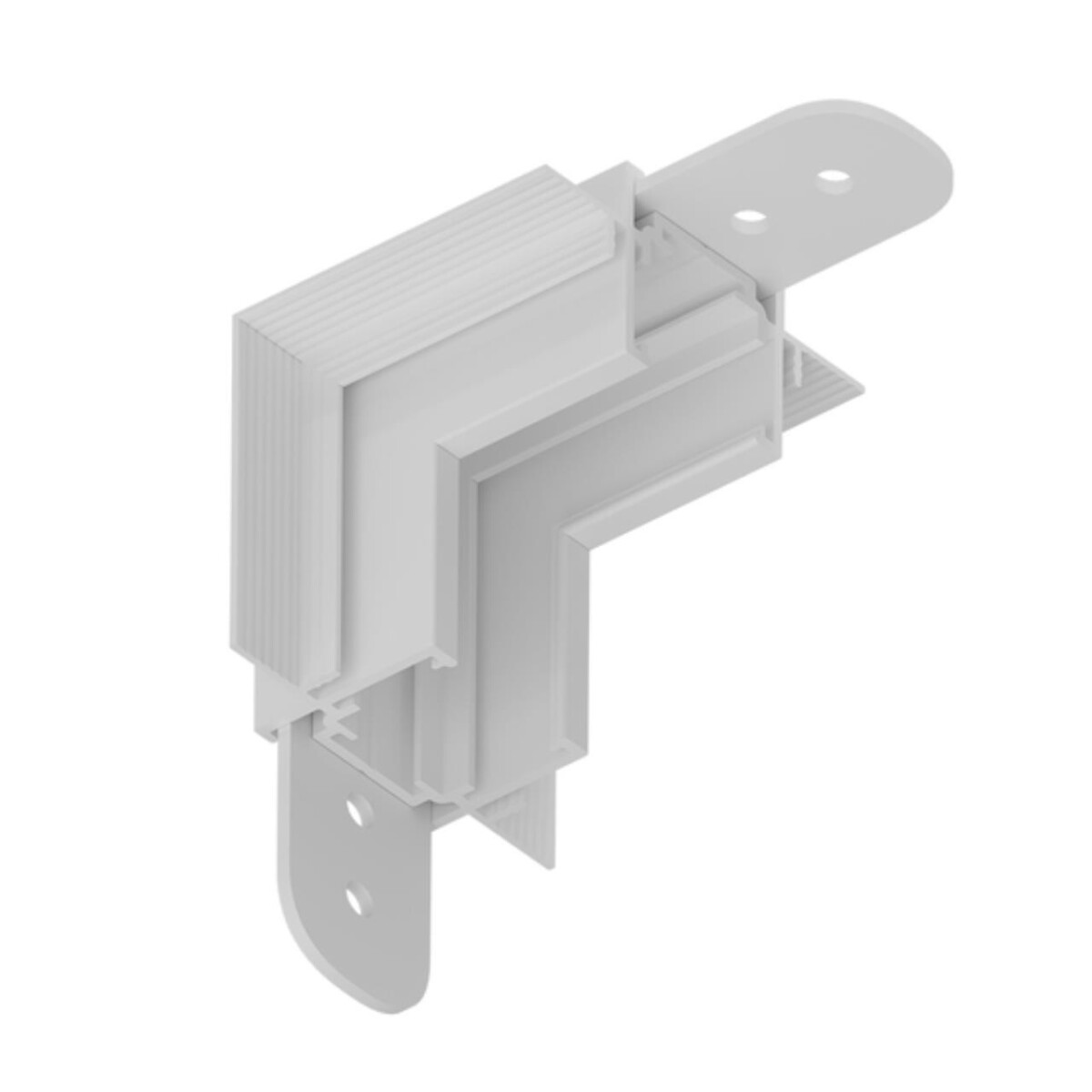 A731733  КОННЕКТОР УГЛОВОЙ ВНУТРЕННИЙ ДЛЯ ШИНОПРОВОДА (ТРЕКА) OPTIMA — изображение 1