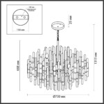 4988/12 HALL ODL22 641 золотой/стекло Люстра E14 12*40W STIKA