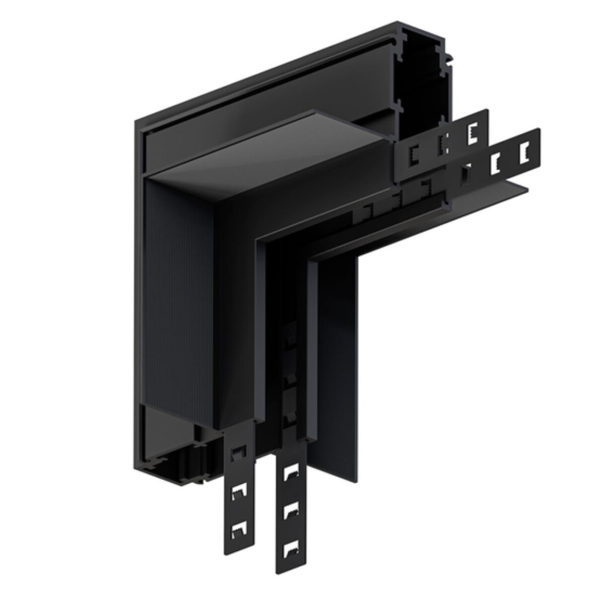 A590906 КОННЕКТОР УГЛОВОЙ ВНУТРЕННИЙ ДЛЯ ВСТРАИВАЕМОГО МАГНИТНОГО ШИНОПРОВОДА (ТРЕКА) EXPERT — изображение 1