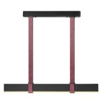 6629/25L HIGHTECH ODL24 000 металл/экокожа/ткань/акрил бордовый/черный Подвесной светильник IP20 LED 25W 3000K 220V VINCENT — изображение 4